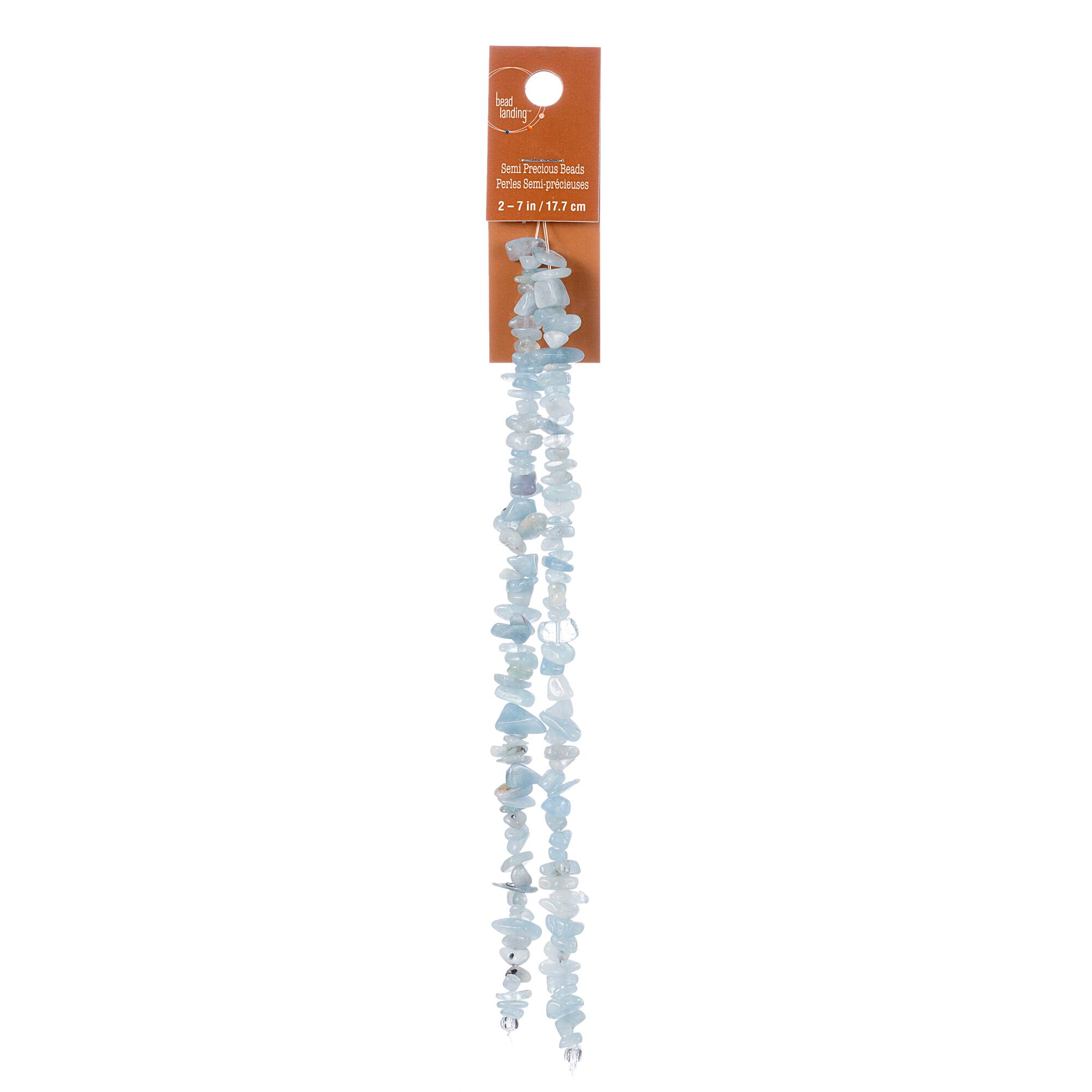 Aquamarine Chip Beads by Bead Landing™